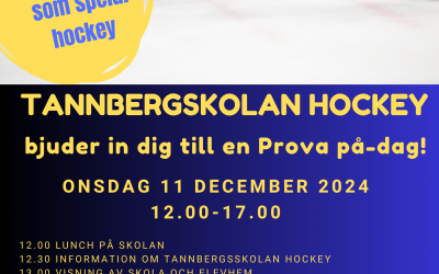 Tannbergsskolan Hockey – prova på